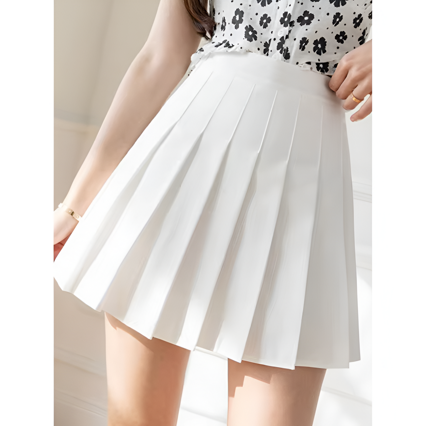 Dames Rok - Geplooid - Hoge Taille - A-lijn