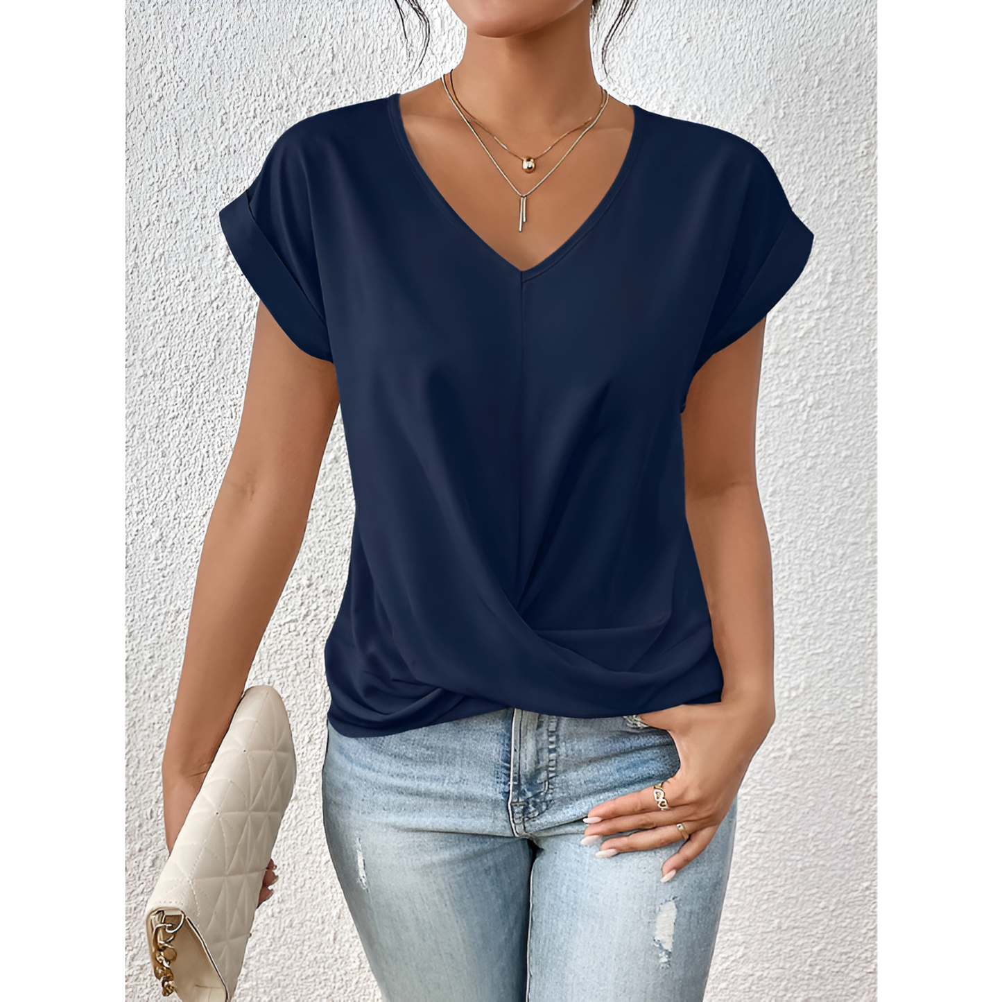 Dames T-shirt - V-Hals - Lichtgewicht - Ademend
