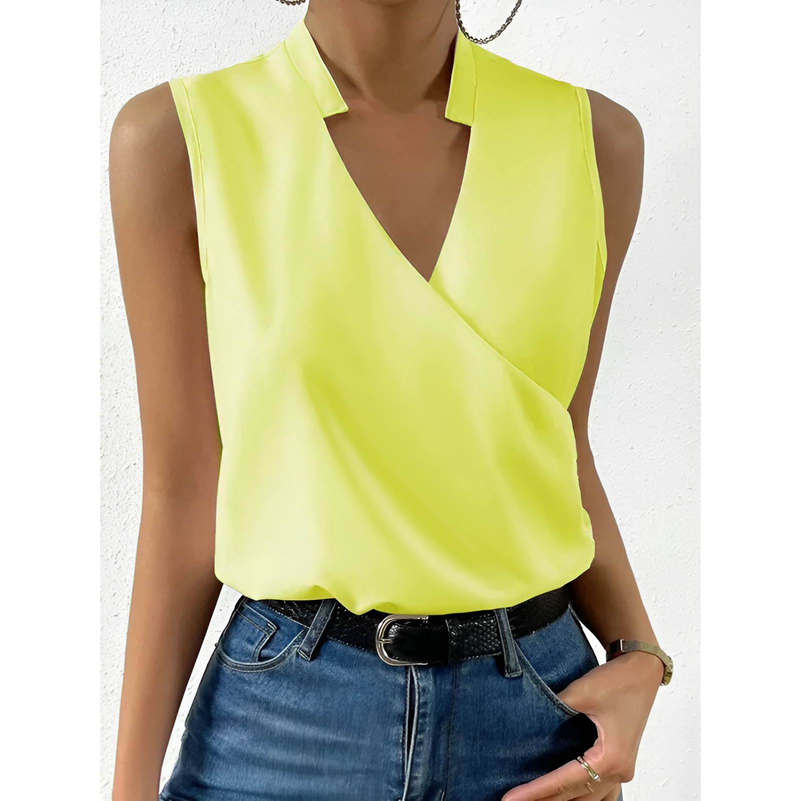 Dames Top - Mouwloos - Luchtig - Elegant