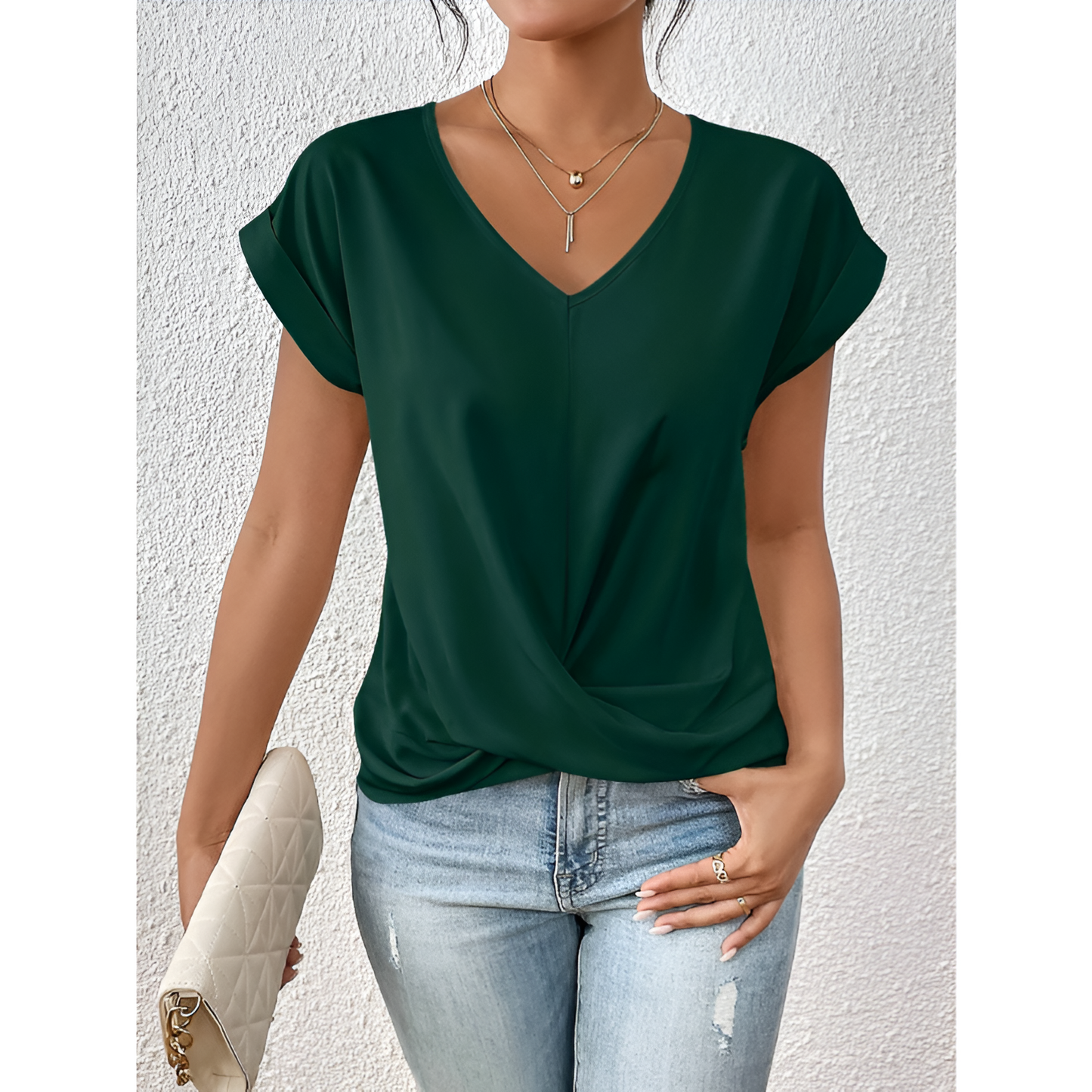 Dames T-shirt - V-Hals - Lichtgewicht - Ademend