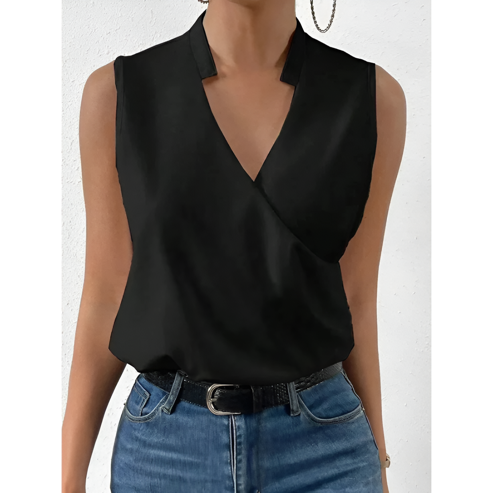 Dames Top - Mouwloos - Luchtig - Elegant