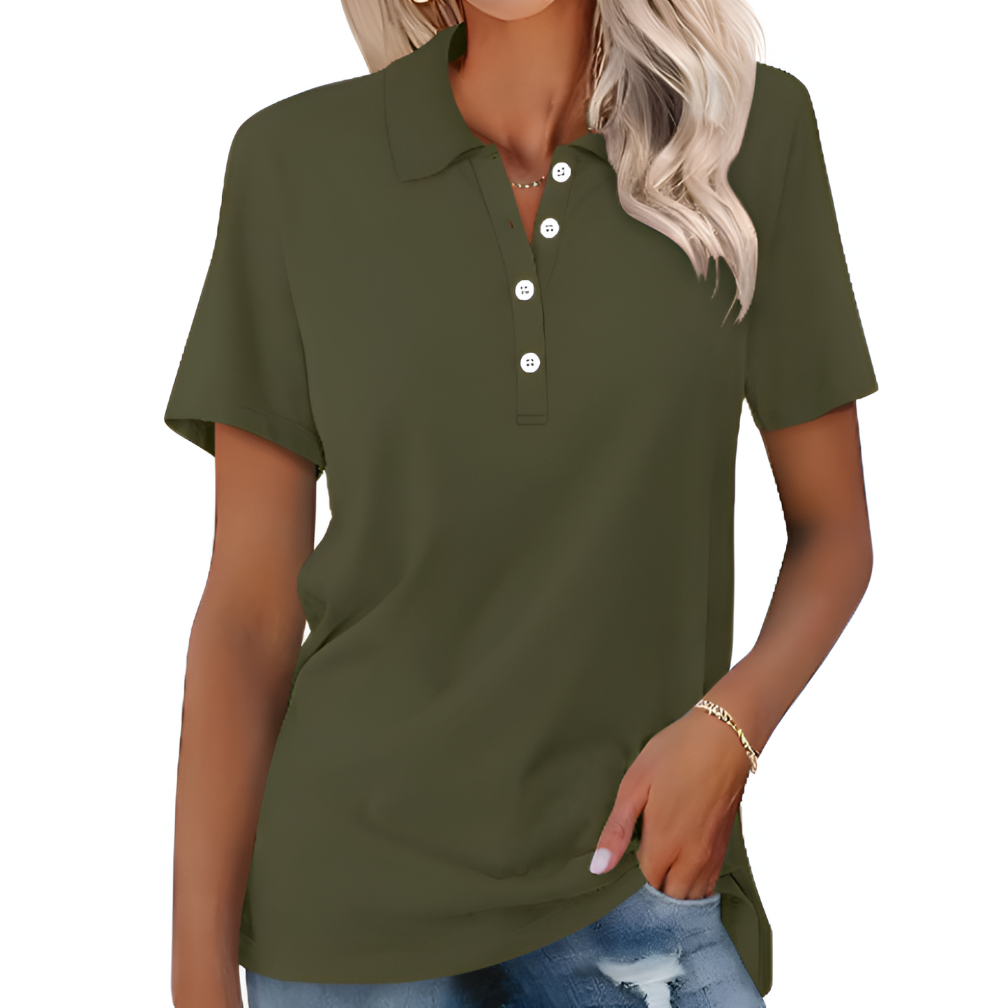 Dames Poloshirt - Tijdloos Design - Comfortabele Pasvorm - Veelzijdig Draagbaar