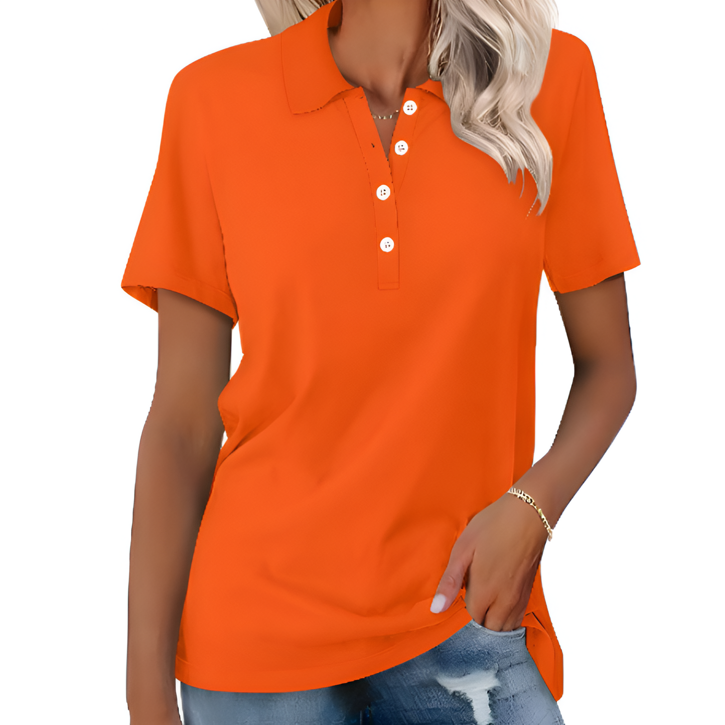 Dames Poloshirt - Tijdloos Design - Comfortabele Pasvorm - Veelzijdig Draagbaar