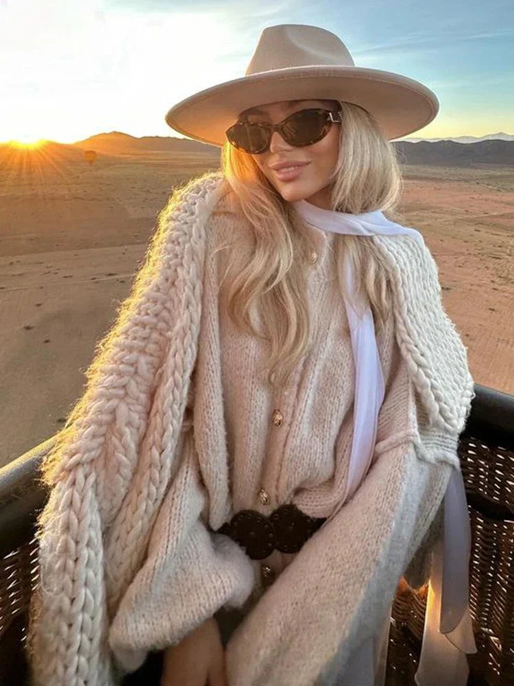 Gehaakte cardigan Sweater