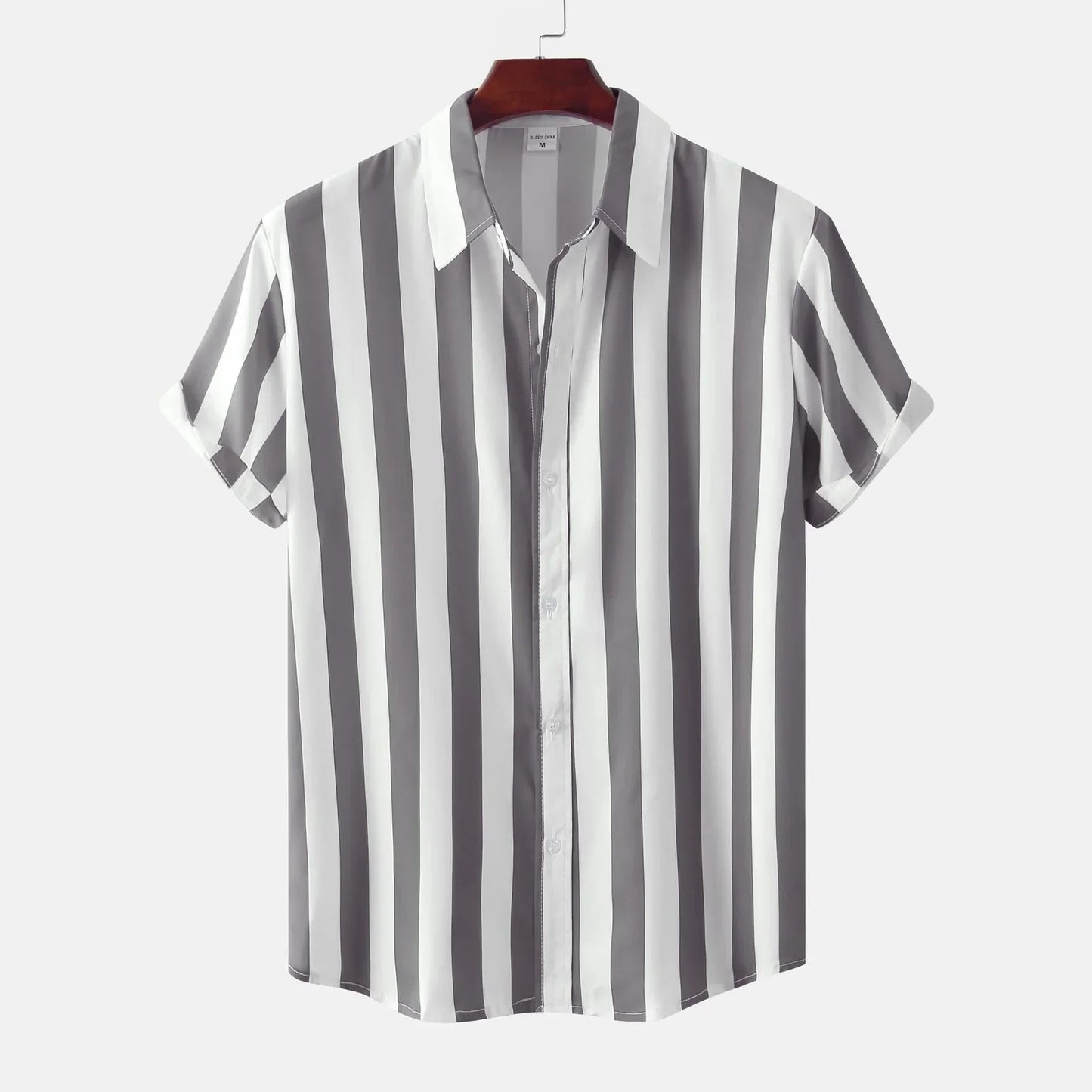 Variant image for Gestreept Heren T Shirt Korte Mouwen-21