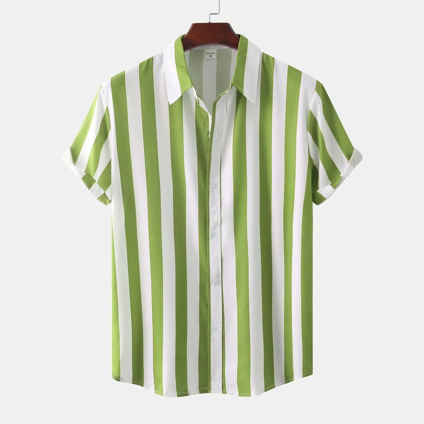 Variant image for Gestreept Heren T Shirt Korte Mouwen-26