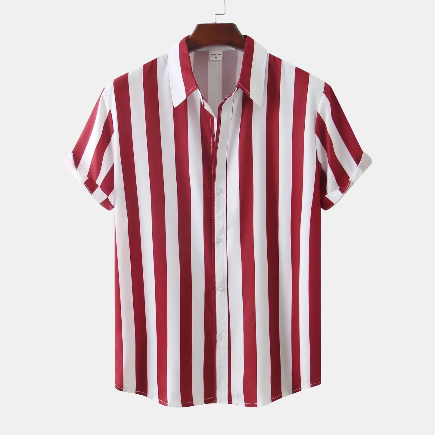 Variant image for Gestreept Heren T Shirt Korte Mouwen-6