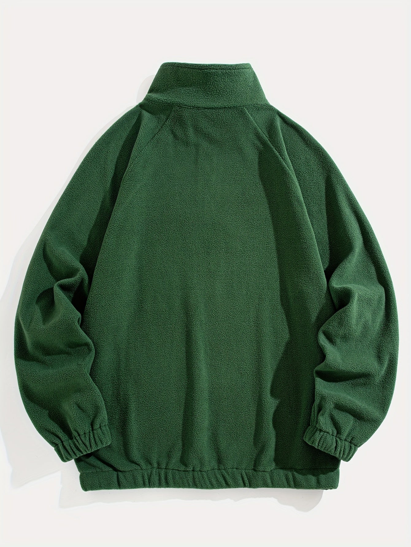 Heren California Grafische Halve Rits Fleece Sweater | Casual Lange Mouwen Pullover