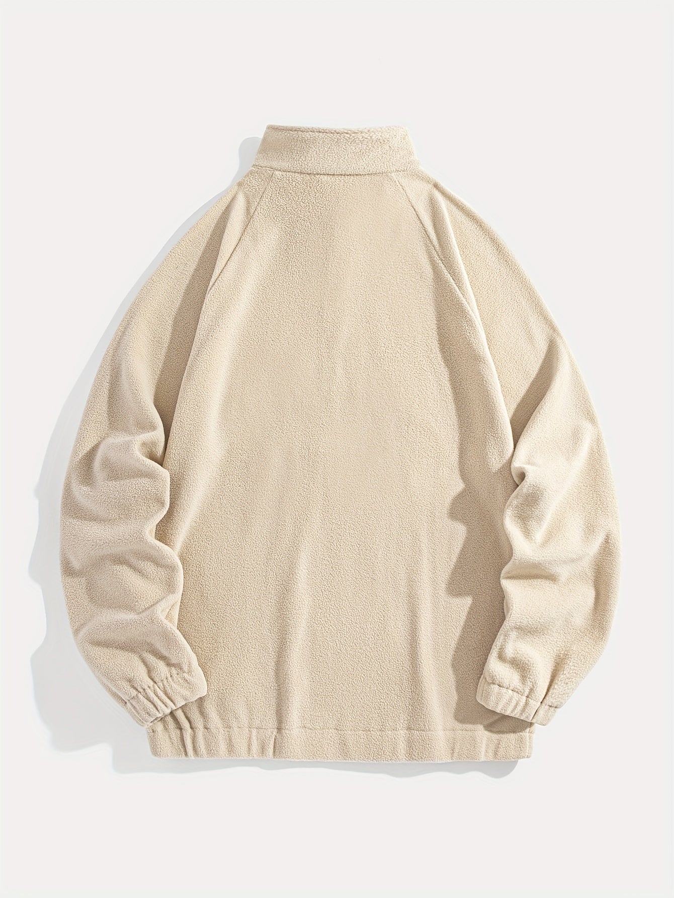 Heren California Grafische Halve Rits Fleece Sweater | Casual Lange Mouwen Pullover