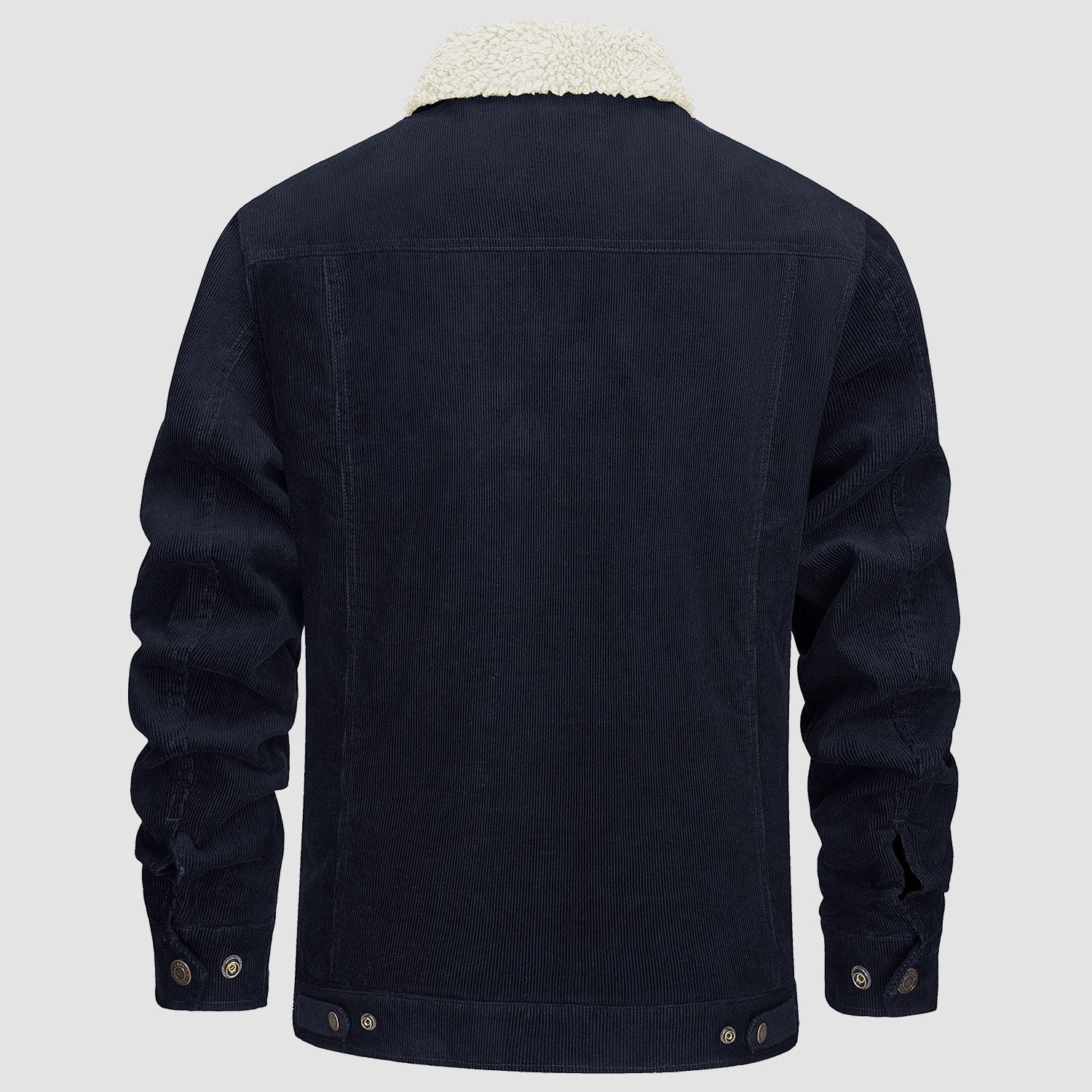 Heren Jas - Corduroy - Sherpa Voering - Cargo Stijl