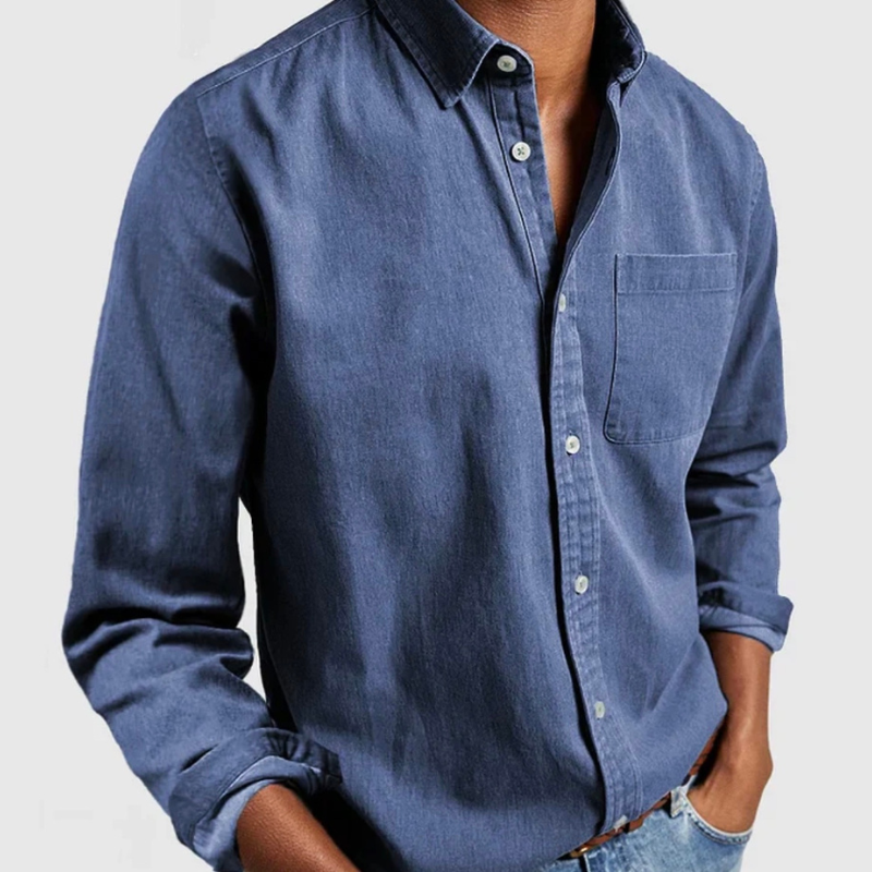 Variant image for Heren Denimshirt Lange Mouwen-22