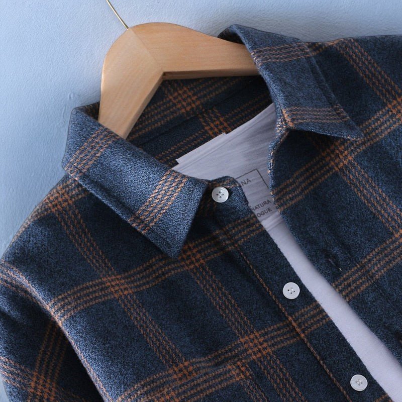 Heren Overhemd - Flanel - Geruit - Lange Mouwen