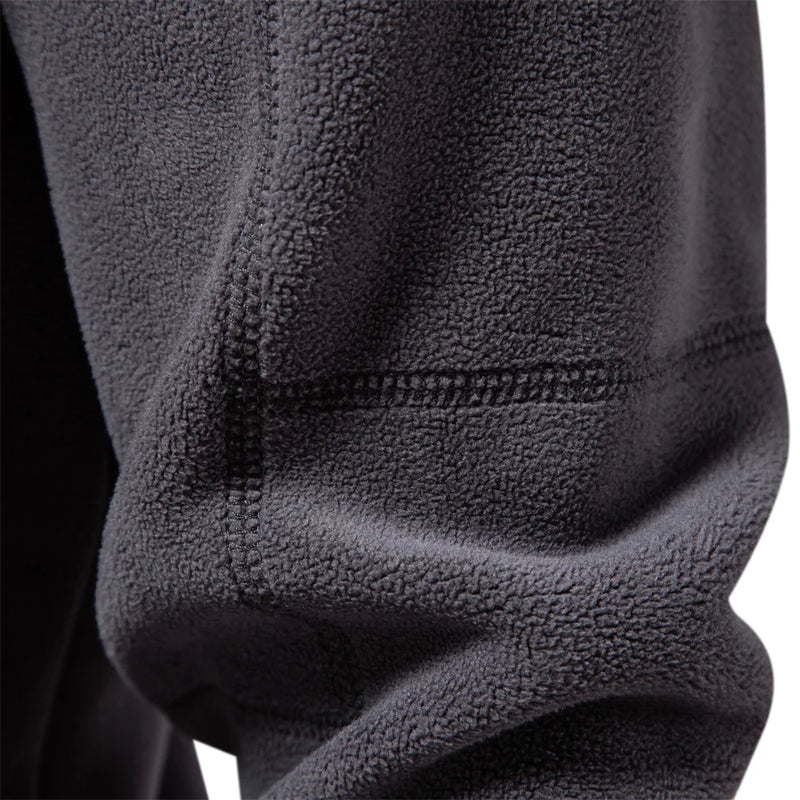Heren Fleece Pullover | Halve Rits, Lange Mouwen, Zacht en Warm