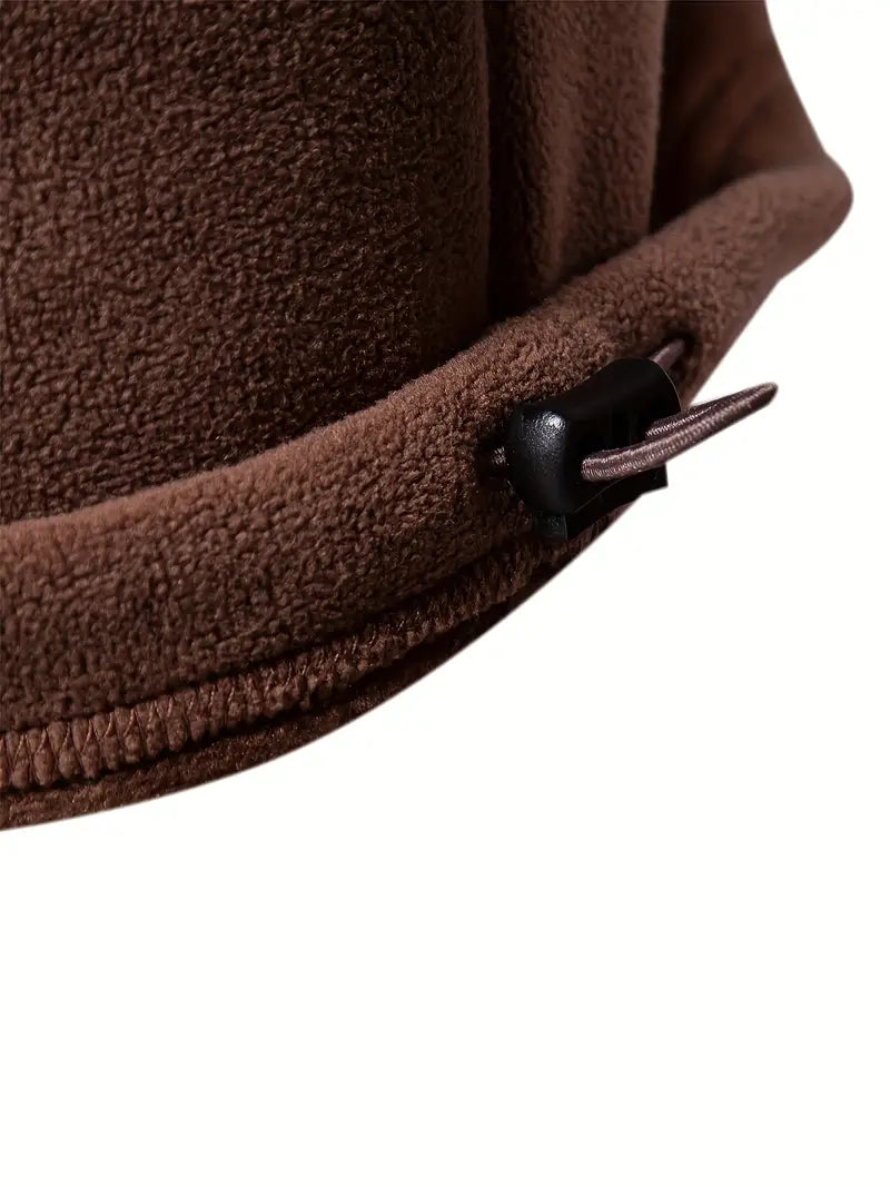 Heren Halve Rits Fleece Pullover | Warme Lange Mouwen Casual Trui