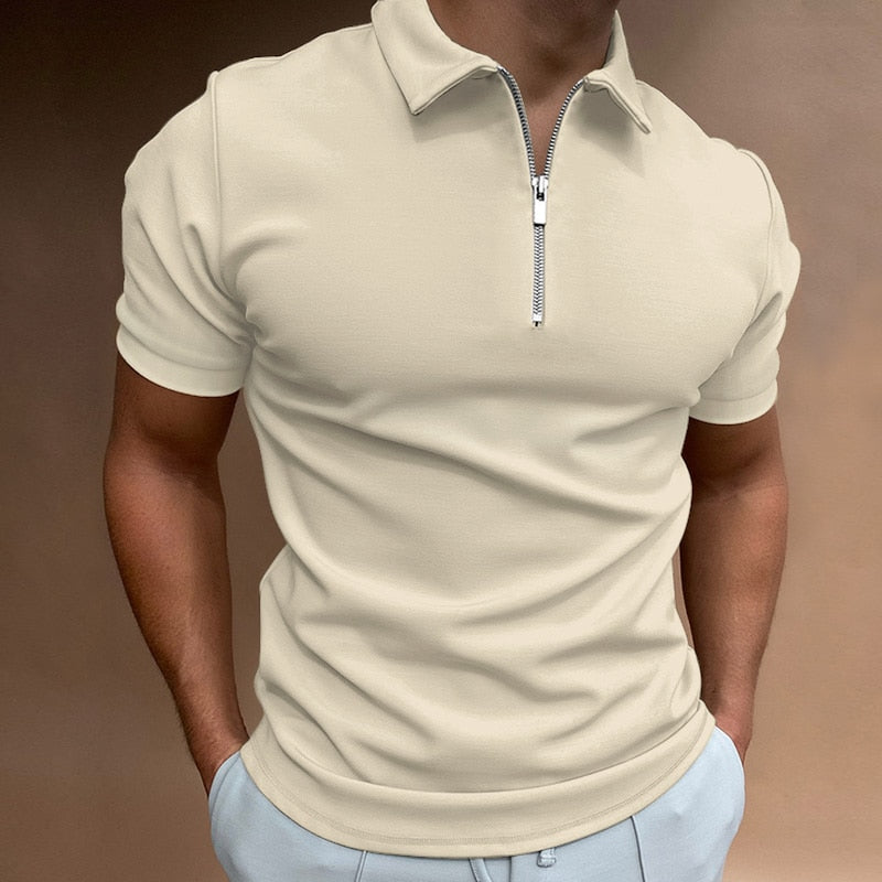 Variant image for Heren Polo Zwart Met Rits-41