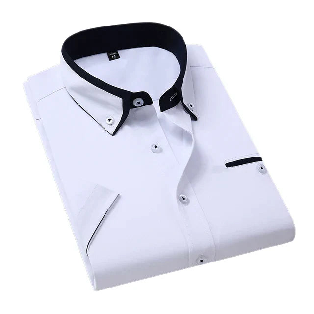 Variant image for Heren Shirt Korte Mouwen Katoen-22