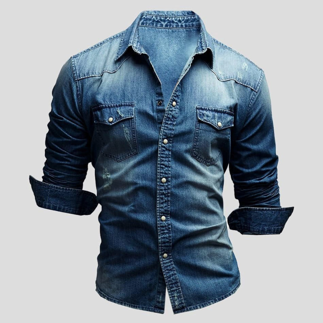 Variant image for Heren Shirt Met Lange Mouwen-6