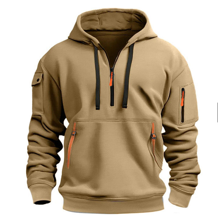 Heren Hoodie - Tech Design - Ademend Materiaal - Verstelbare Pasvorm