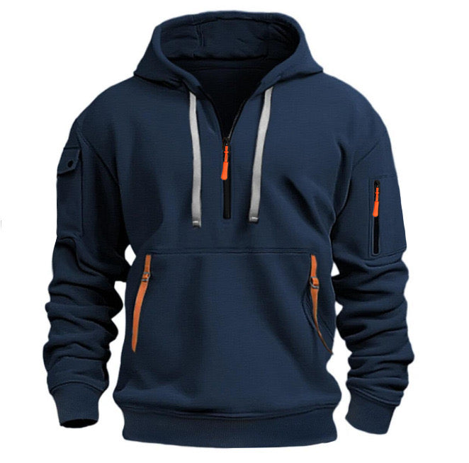 Heren Hoodie - Tech Design - Ademend Materiaal - Verstelbare Pasvorm