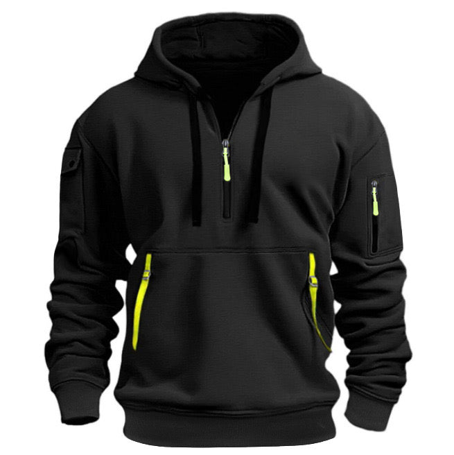 Heren Hoodie - Tech Design - Ademend Materiaal - Verstelbare Pasvorm