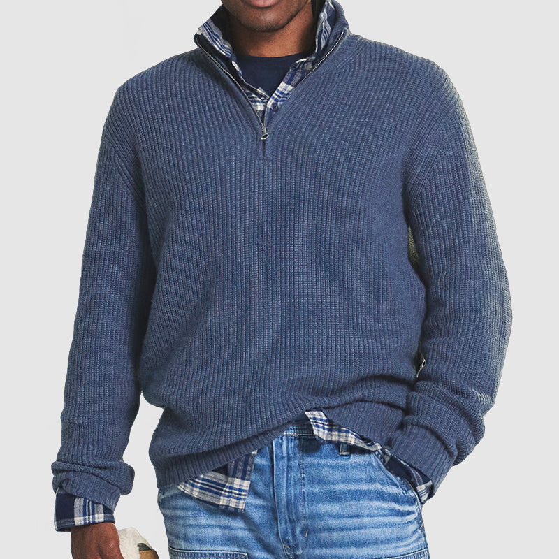 Heren Trui Met Ritssluiting | Truien Heren Voor Herfst En Winter | James