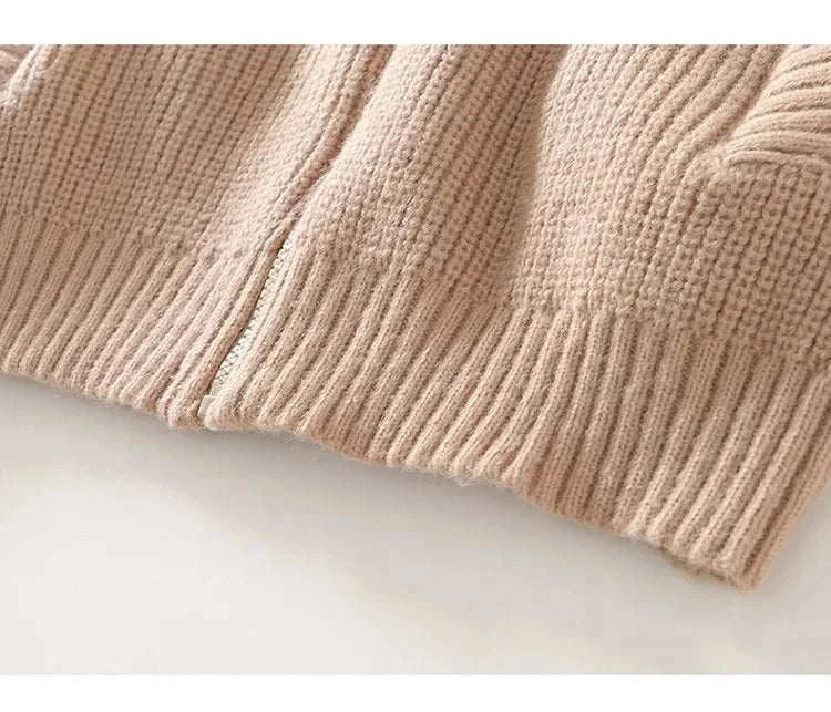 Heren Trui - Zip-Up - Staande Kraag - Polyestermix
