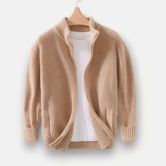 Heren Trui - Zip-Up - Staande Kraag - Polyestermix