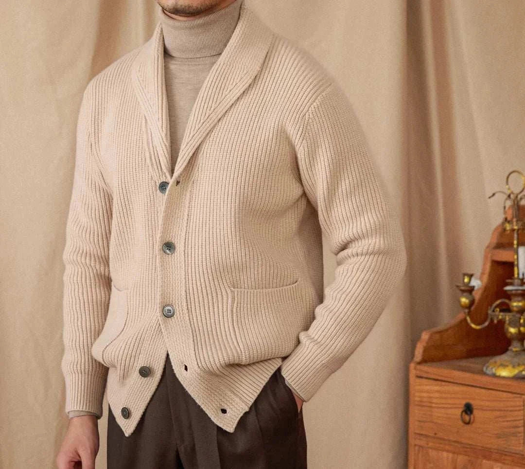Vintage Material Heren Vest – Luxe Wolmix – Perfecte Pasvorm – Comfortabel