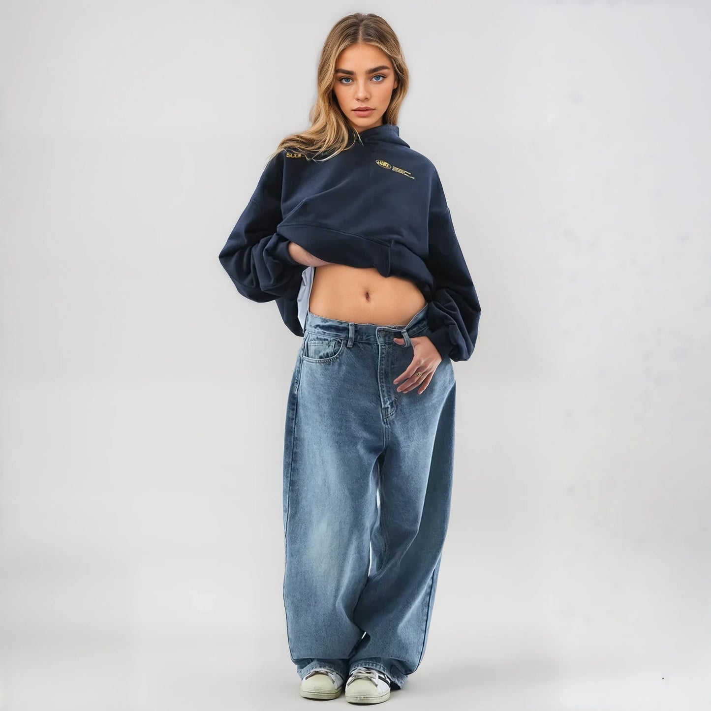 Dameshoodie – Oversized capuchon – Zachte stof – Relaxte pasvorm