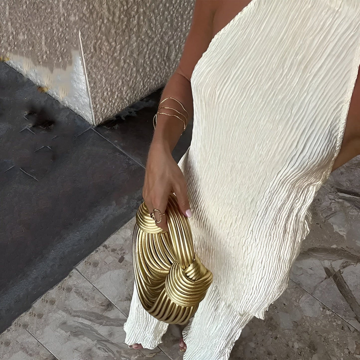 Elegante Asymmetrische Jumpsuit Zwart-4