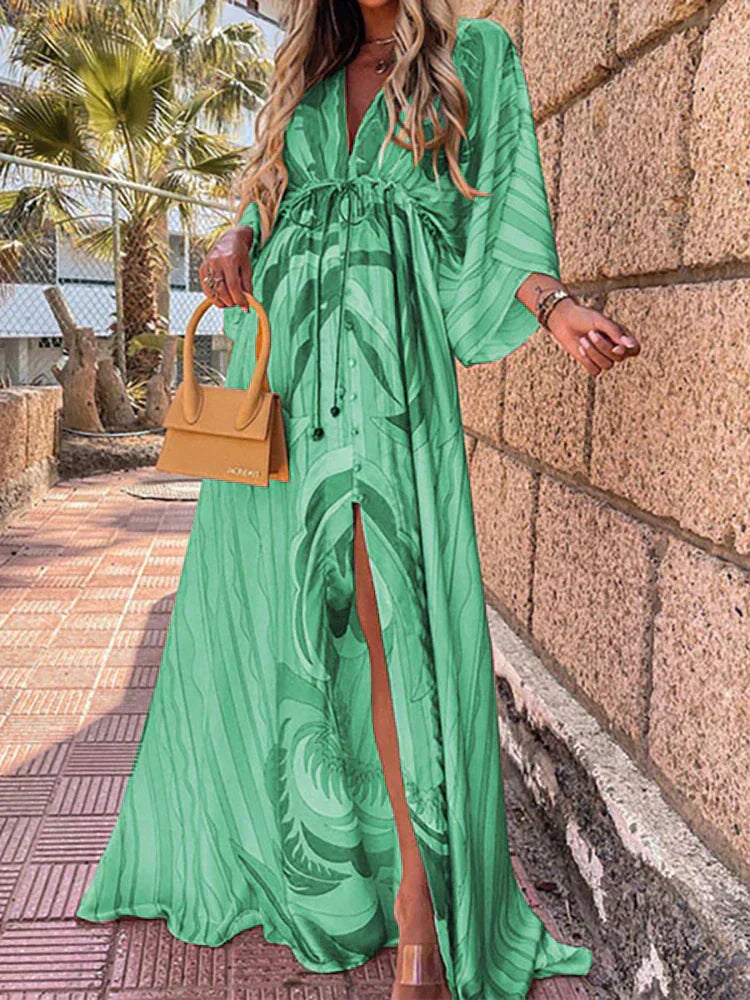 Kleurrijke Zomerjurk Dames - Stijlvol-6