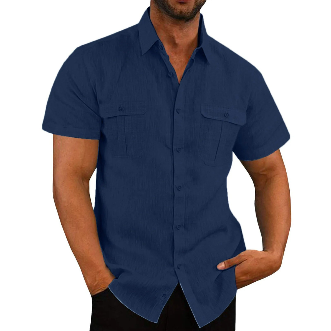 Variant image for Korte Mouwen Herenhemd Zomer-36