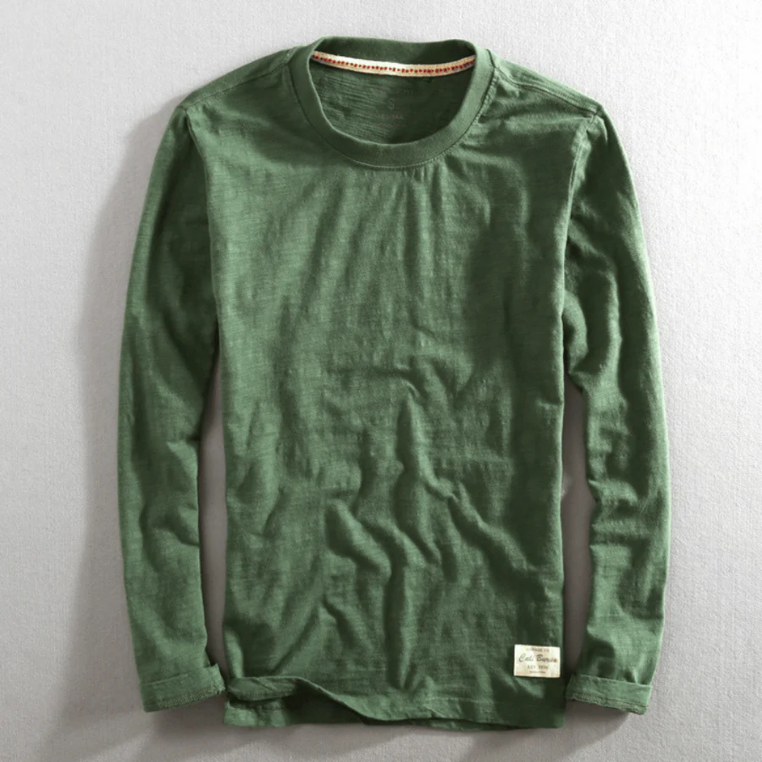 Lange Mouwen Heren T-shirt-3