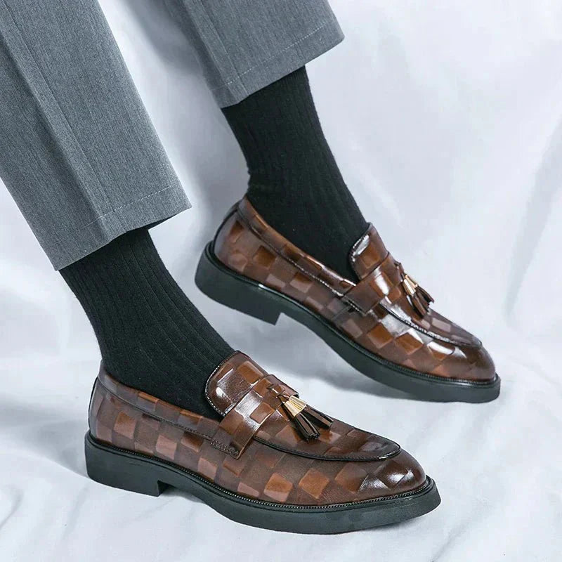 Heren Oxfords - Italiaans Leer - Slip-On Ontwerp - Lichtgewicht Comfort