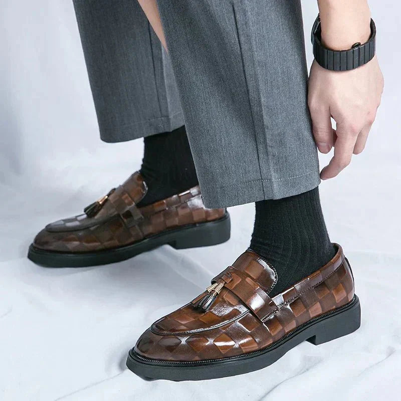 Heren Oxfords - Italiaans Leer - Slip-On Ontwerp - Lichtgewicht Comfort