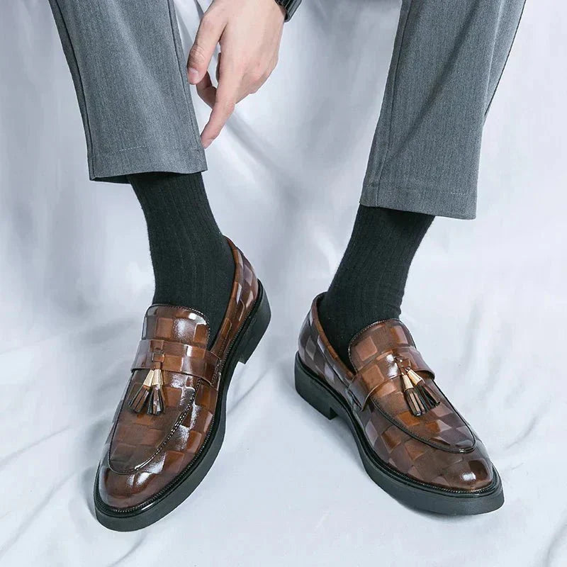 Heren Oxfords - Italiaans Leer - Slip-On Ontwerp - Lichtgewicht Comfort