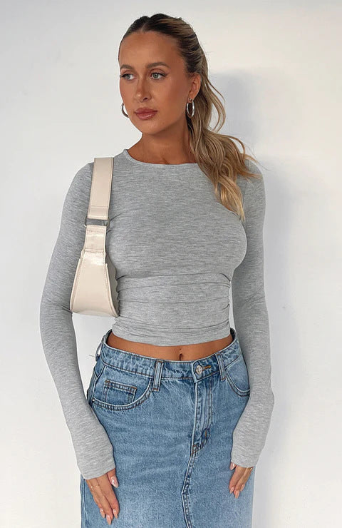 Variant image for Lichte Witte Blouse Dames Mouwen-11
