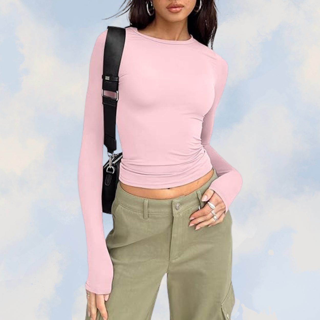Lichte Witte Blouse Dames Mouwen-1