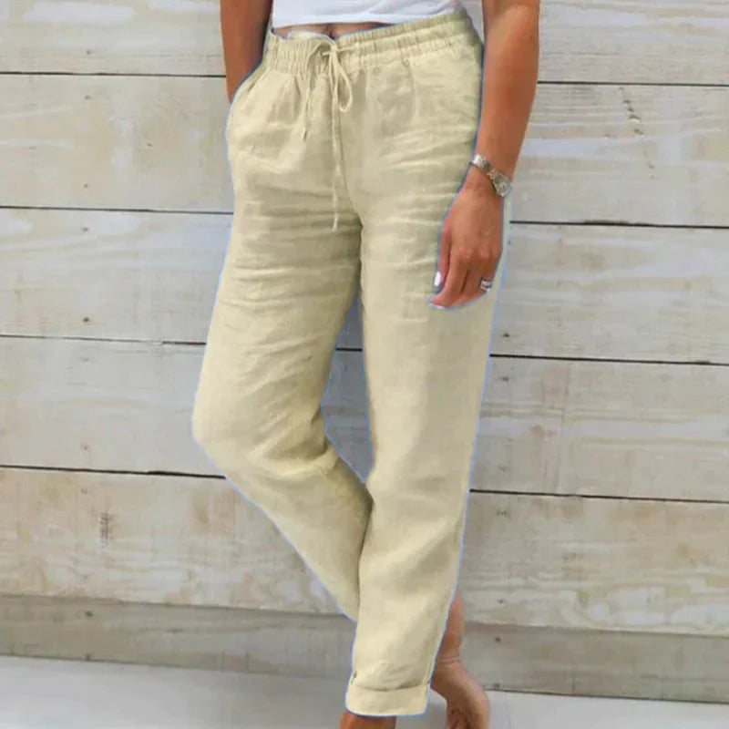 Variant image for Linnen Broek Dames | Zomer Mode Voor Vrouwen | Anna-15