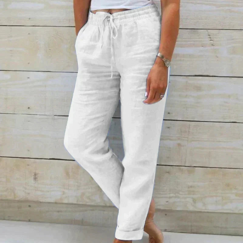 Variant image for Linnen Broek Dames | Zomer Mode Voor Vrouwen | Anna-22