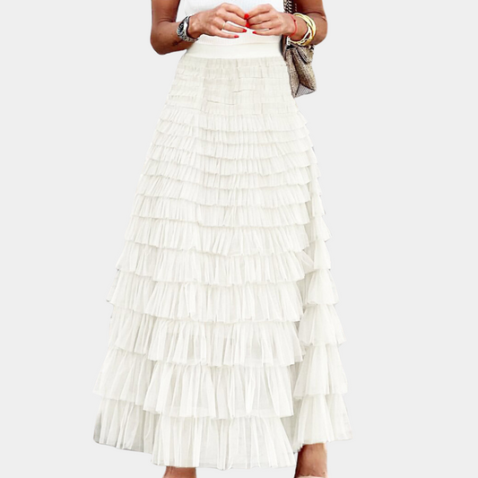 Variant image for Maxi Rok Dames met Hoge Taille voor Casual en Formele Gelegenheden, Comfortabel en Stijlvol-21