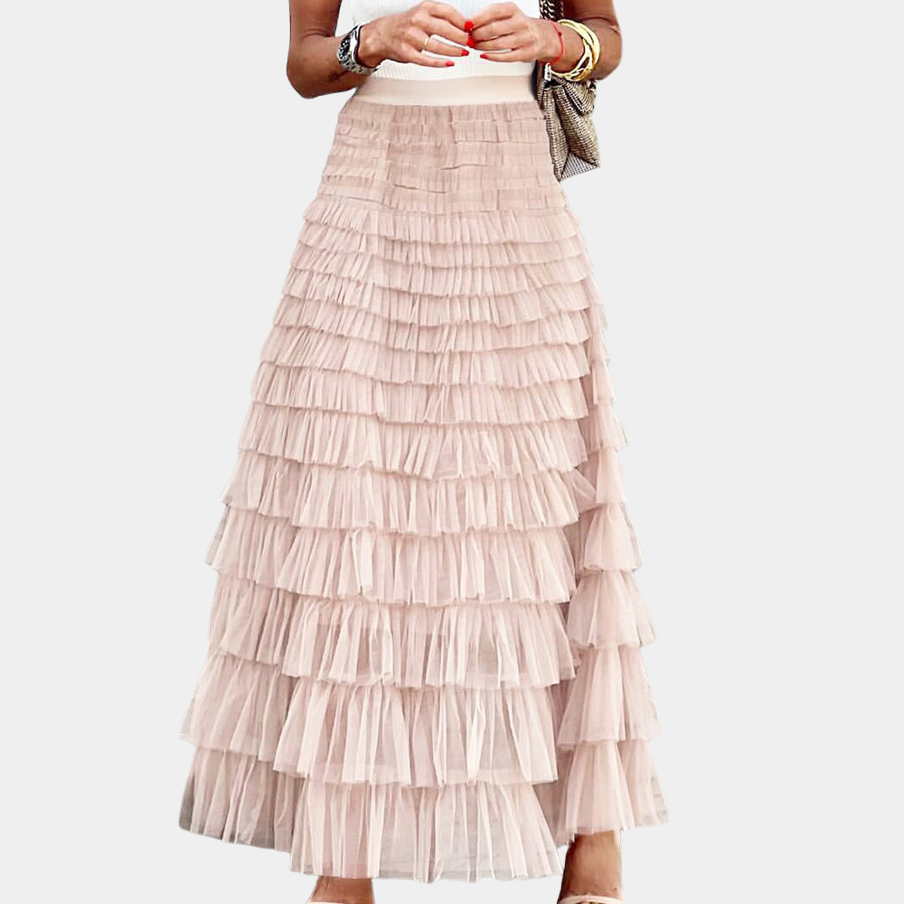 Variant image for Maxi Rok Dames met Hoge Taille voor Casual en Formele Gelegenheden, Comfortabel en Stijlvol-16