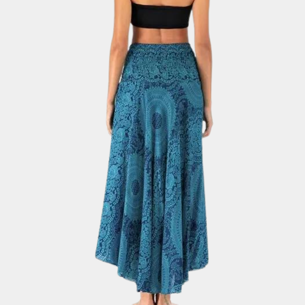 Maxi Rok Dames met Vloeiende Pasvorm voor Elke Gelegenheid met Boho Stijl-3