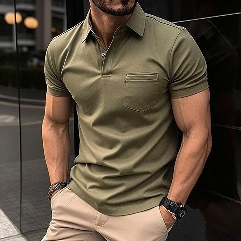Variant image for Moderne Polo Shirt Heren Korte Mouwen-22