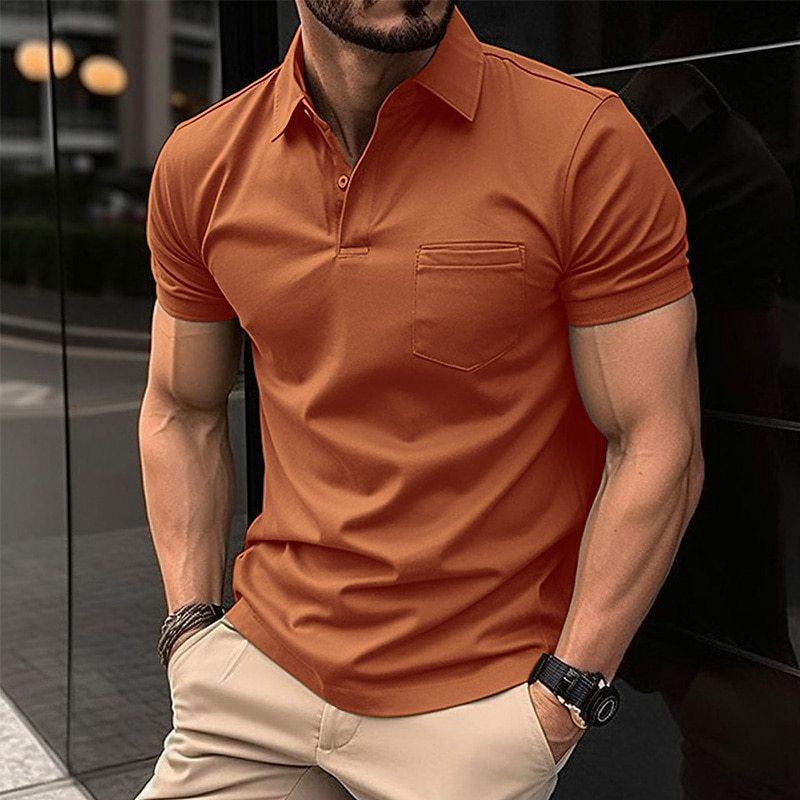 Moderne Polo Shirt Heren Korte Mouwen-2