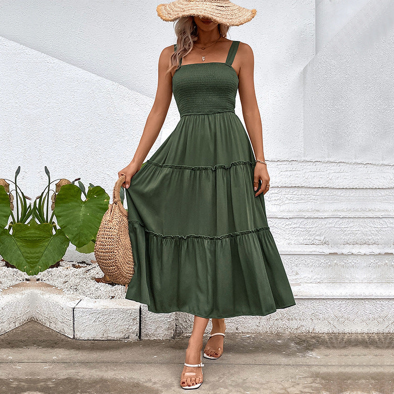 Variant image for Mouwloze Midi-jurk | Jurken Dames Lente/Zomer | Voor Elke Gelegenheid-5