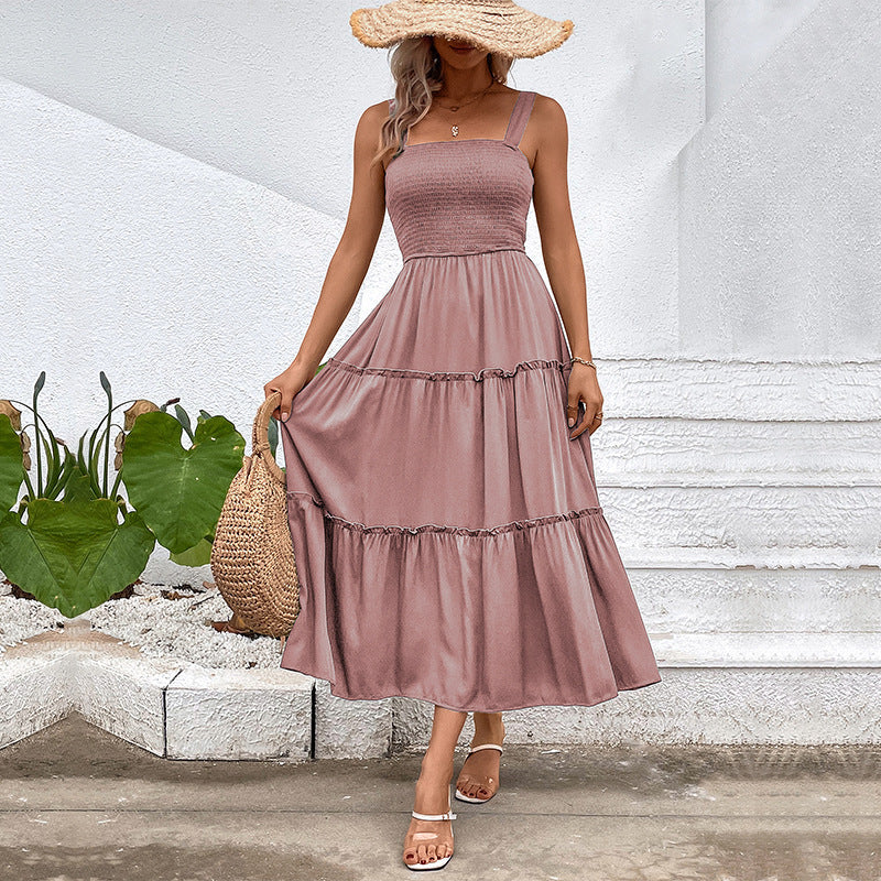 Variant image for Mouwloze Midi-jurk | Jurken Dames Lente/Zomer | Voor Elke Gelegenheid-9