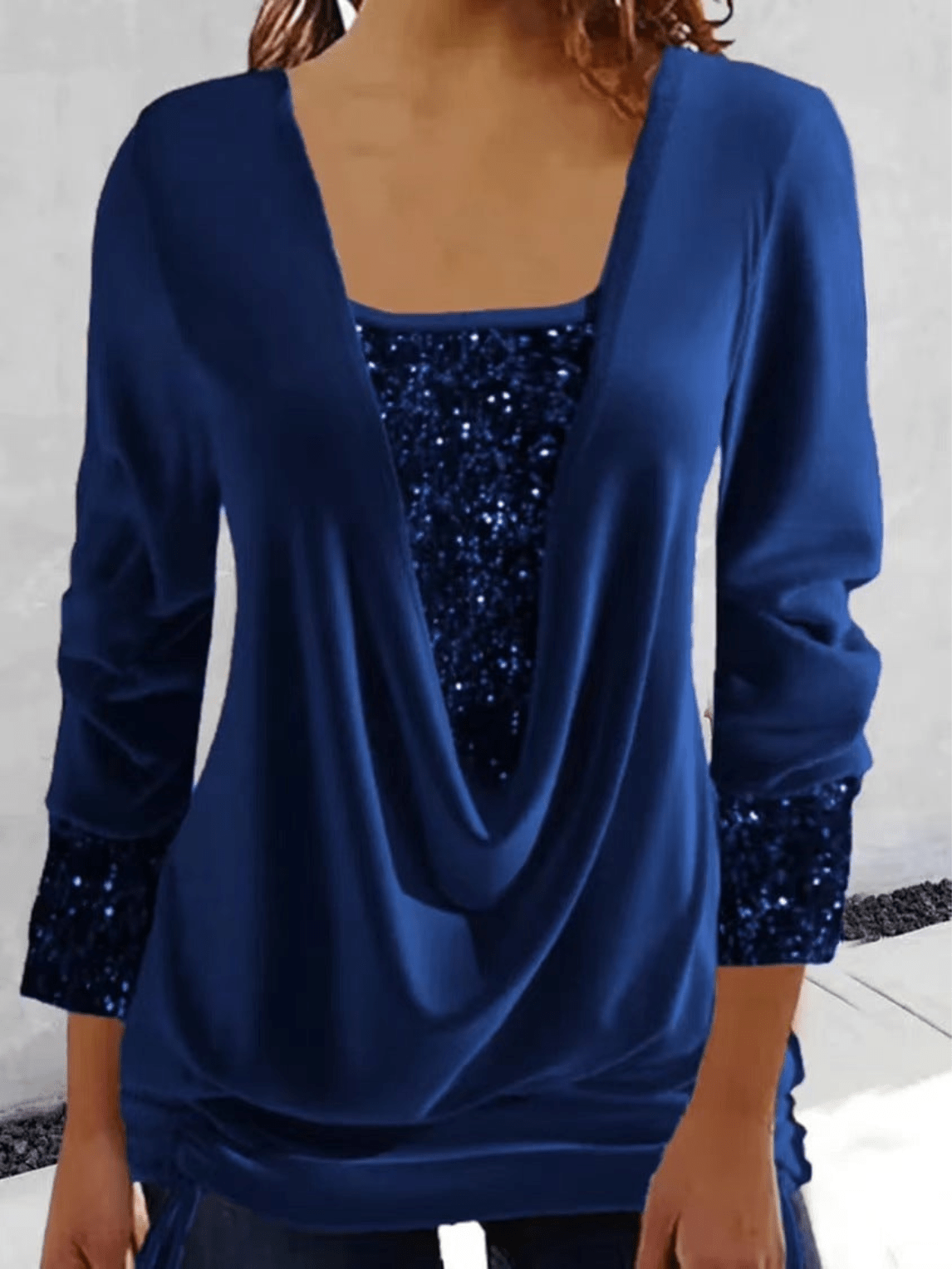 Variant image for Sprankelende Pailletten Top Dames-57