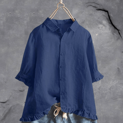 Dames Shirt - Stijlvol Design - Ademend Katoen - Voor Elke Gelegenheid