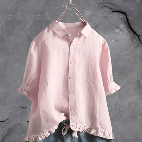 Dames Shirt - Stijlvol Design - Ademend Katoen - Voor Elke Gelegenheid